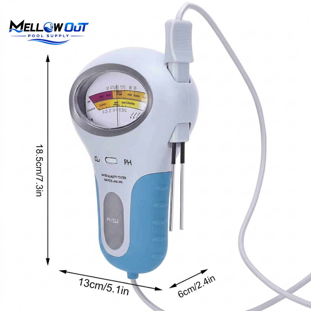 2-in-1 Pool pH and Chlorine Water Quality Tester 2-in-1 Pool pH and Chlorine Water Quality Tester